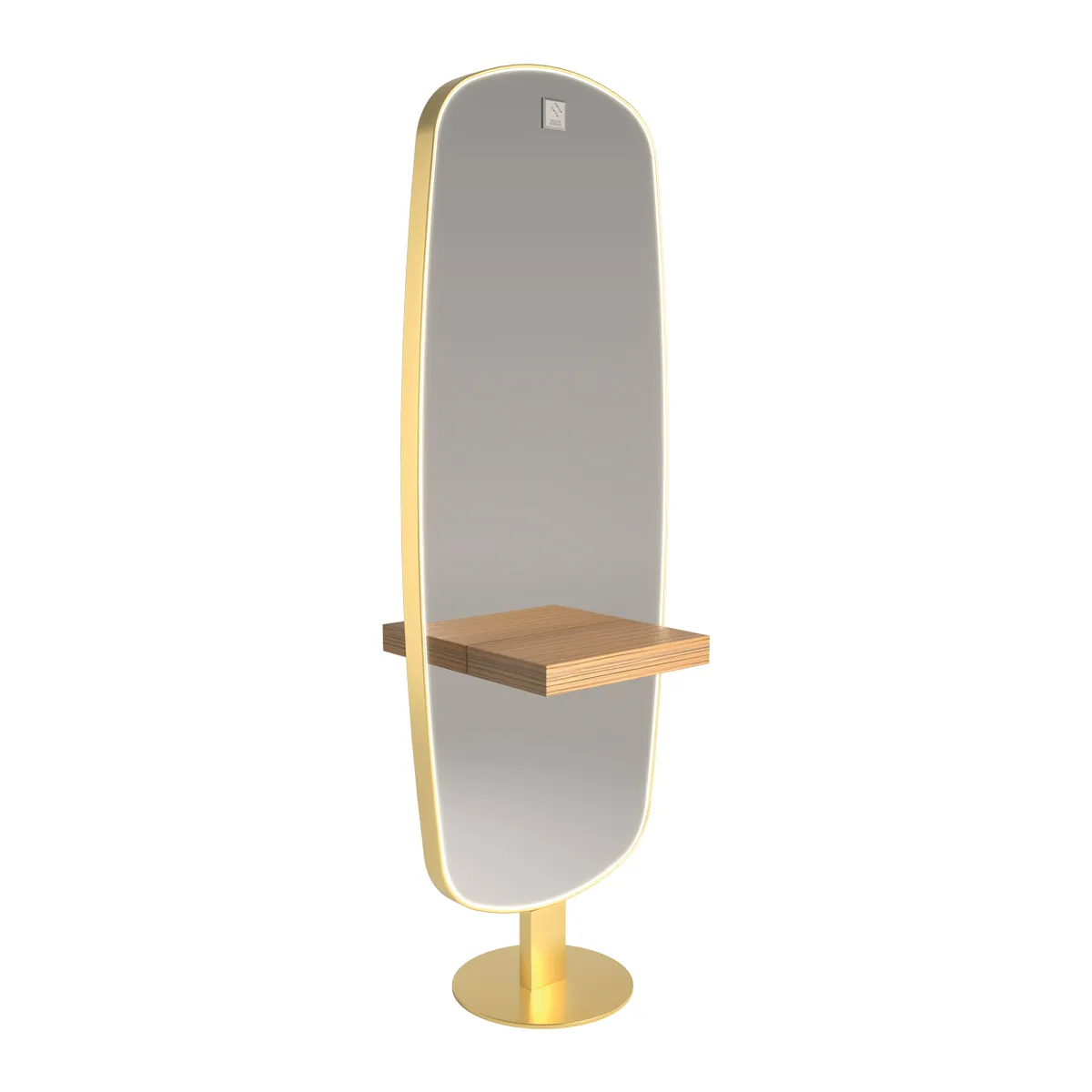 Frisierplatz Ovalis Double LED
